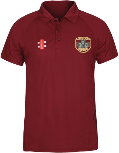 Cawood CC GN Maroon Matrix Polo Shirt  Snr