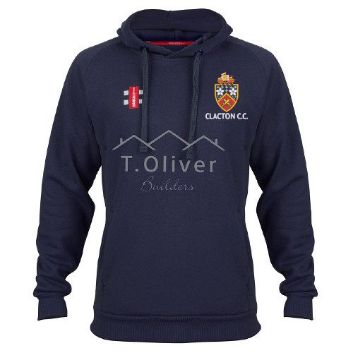 Clacton CC GN Navy Velocity Hoody  Jnr