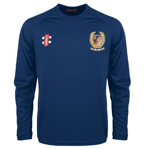 Tupton RUFC CC GN Navy Matrix Long Sleeve Tee  Snr