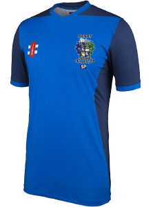 Denby Cricket Club GN Pro Perf T20 S/S Shirt Royal  Snr