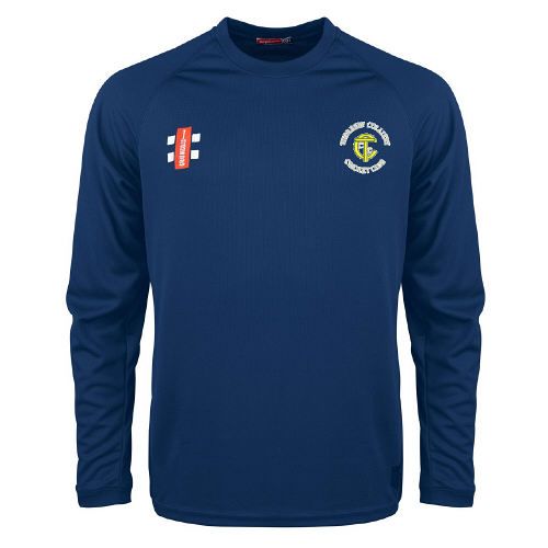 Thoresby Colliery CC GN Navy Matrix L/S Tee  Snr