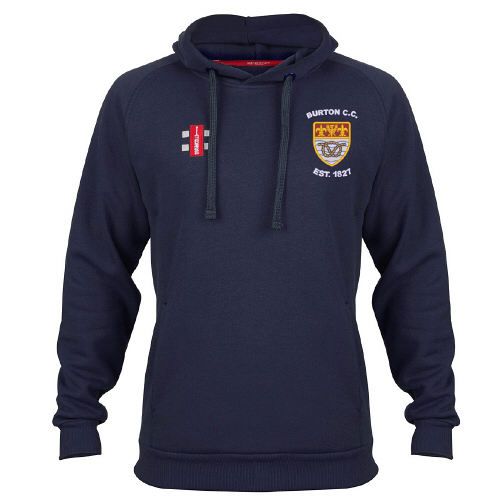 Burton (Derbyshire) CC GN Navy Velocity Hoody  Jnr