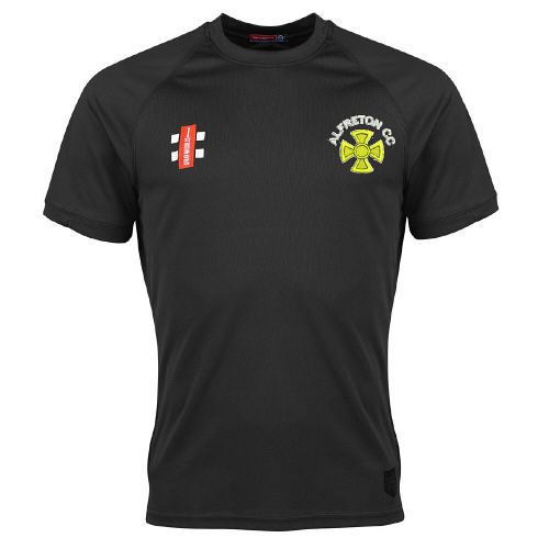 Alfreton CC GN Black Matrix TShirt Jnr
