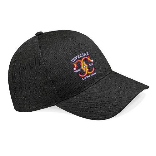 Teversal Cricket Club Cotton Cricket Cap Black