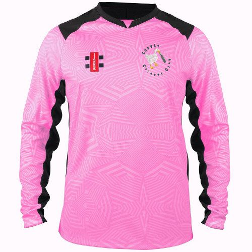 Gousey CC GN Pro Performance T20 Cricket Shirt LS Pink Snr