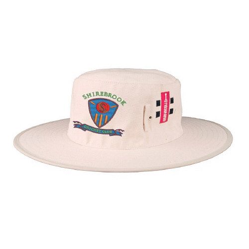 Shirebrook CC GN Wide Brim Sun Hat Cream