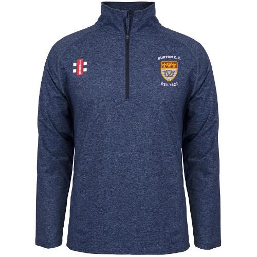 Burton (Derbyshire) CC GN Navy Velocity Mid Layer Jnr