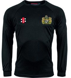 Heslerton CC GN Black Matrix L/S Tee  Snr