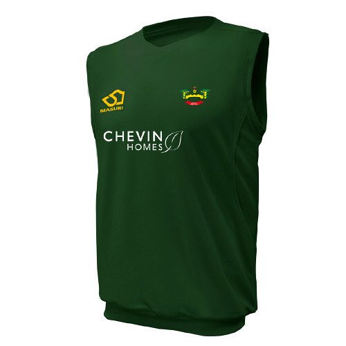 Duffield Cricket Club Masuri Green Chevin Cricket Slipover Jnr