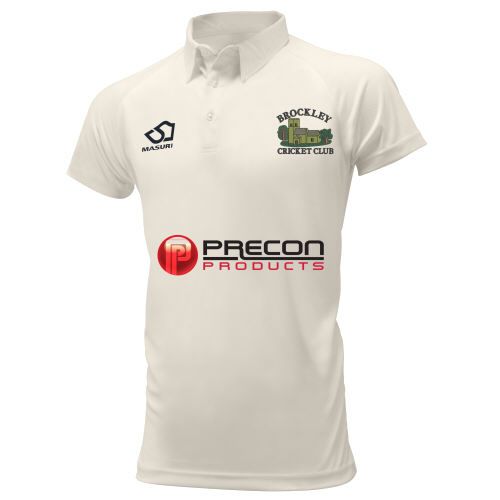 Brockley CC Masuri Cricket Playing Shirt Plain S/S  Snr