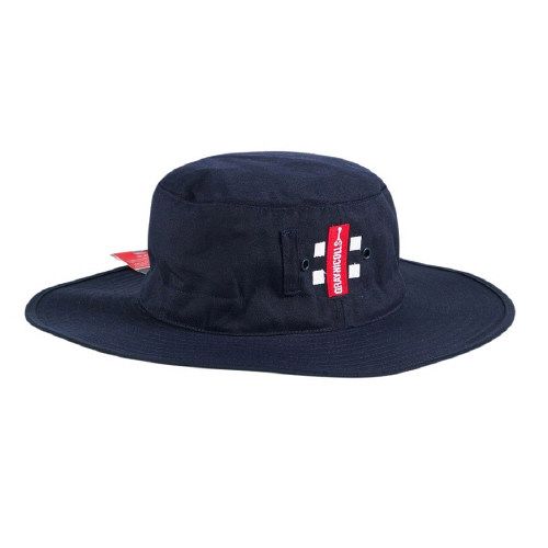 Gray-Nicolls Navy Wide Brim Cricket Sun Hat