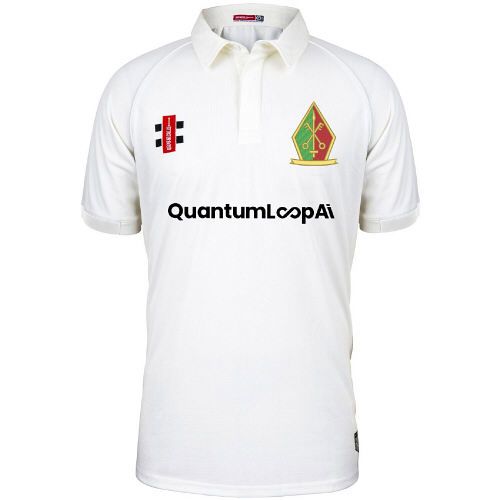 Ilford Catholic CC GN Matrix Ivory Cricket Shirt S/S Snr