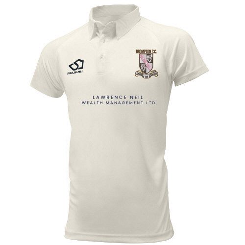 Brompton CC Masuri Cricket Playing Shirt S/S  Snr