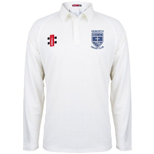 Heworth CC GN Matrix Cricket Shirt L/S Jnr