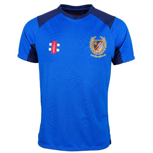 Tupton RUFC CC GN Pro Performance T20 Cricket Shirt SS Navy  Jnr