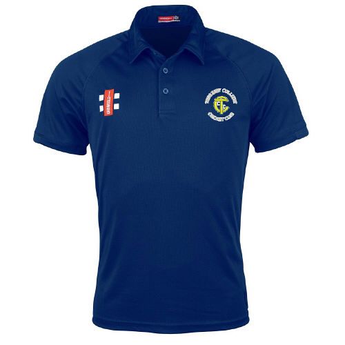 Thoresby Colliery CC GN Navy Matrix Polo Shirt  Snr