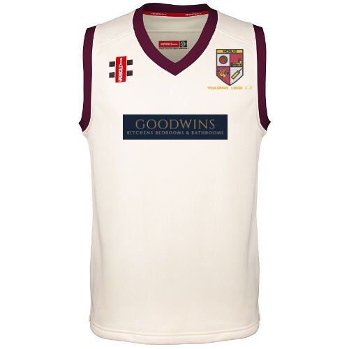 Youlgrave Lodge CC GN Pro Performance Maroon trim Slipover Jnr