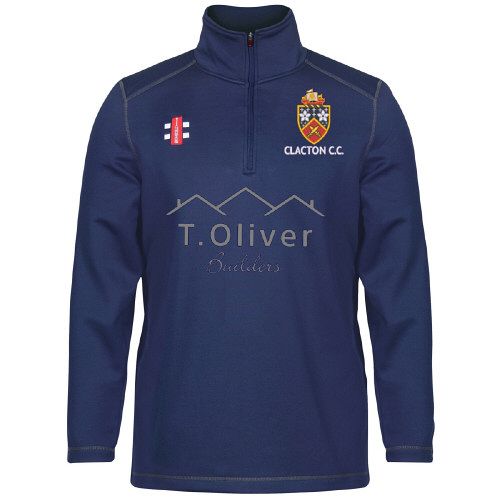 Clacton CC GN Navy Storm Fleece  Snr