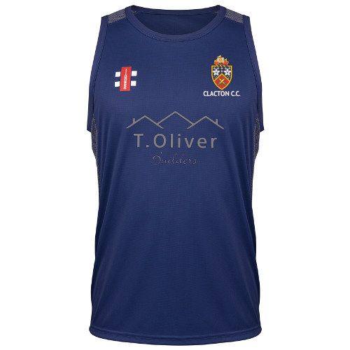 Clacton CC GN Pro Performance Vest Navy  Snr