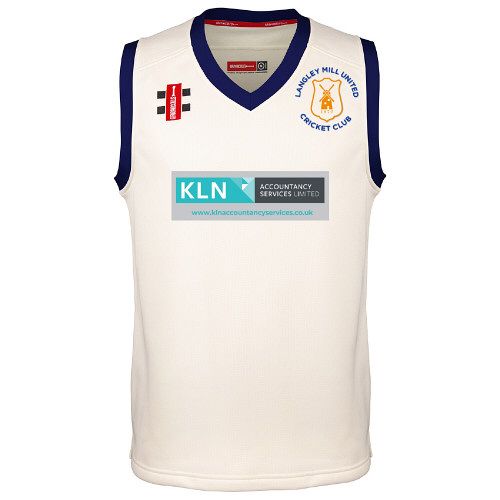 Langley Mill Cricket Club GN Pro Performance Navy Slipover Jnr