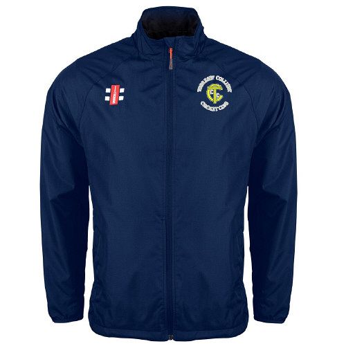 Thoresby Colliery CC GN Navy Velocity Rain Jacket  Jnr