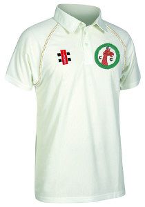 Camel Cricket Club GN Matrix Plain Cricket Shirt S/S Snr