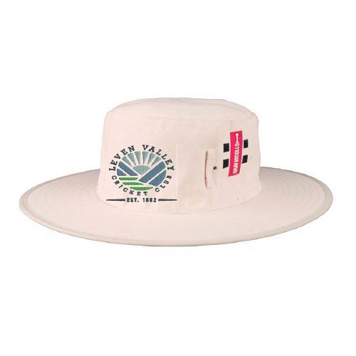 Leven Valley CC GN Wide Brim Sun Hat - Cream