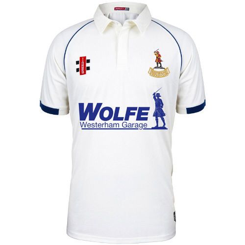 Westerham Cricket Club GN Matrix Navy Cricket Shirt S/S Jnr
