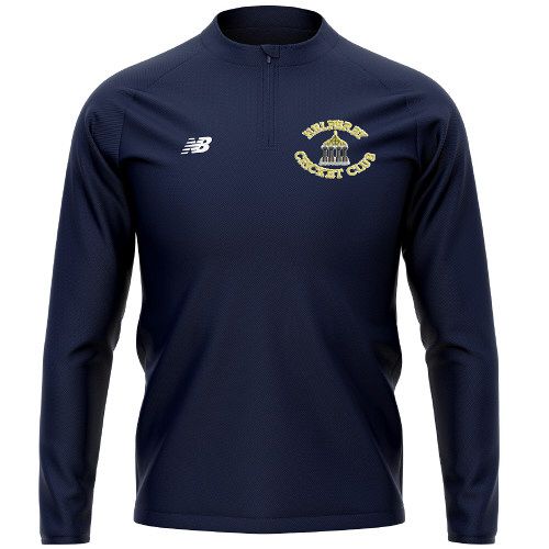 Helperby CC New Balance 1/4 Zip Mid Layer Navy  Jnr