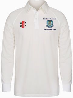 Sheffield University CC GN Matrix Cricket Shirt L/S Snr