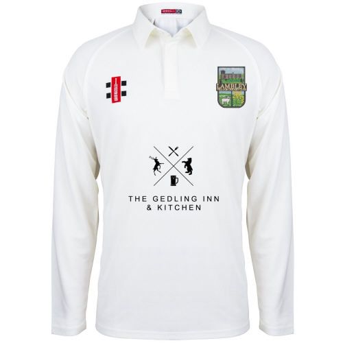 Lambley CC GN Matrix Cricket Shirt L/S Snr