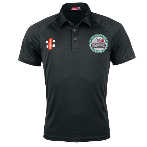 Marchwiel and Wrexham  CC GN Matrix Polo Black  Snr