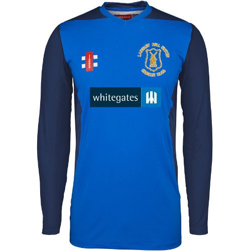 GrayNicolls Langley Mill Cricket Club GN Pro Perf T20 L/S Shirt Navy