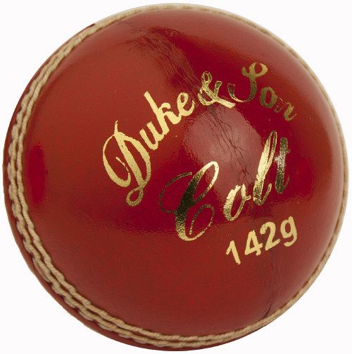 Dukes Junior Colt Cricket Ball Red OwzatCricket.co.uk