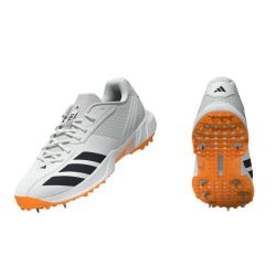 adidas 22yds Spike White Cricket Shoes 2026