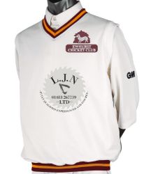 Ewhurst CC GM Teknik Slipover Maroon/Gold/Maroon  Jnr