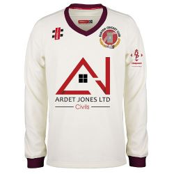 Burton Cricket Club GN Pro Performance Maroon L/S Sweater Snr