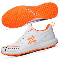 Payntr V Pimple Cricket Shoes Orange / White Snr  2022