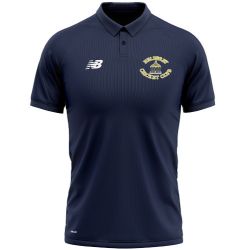 Helperby CC New Balance Polo Shirt Navy  Snr