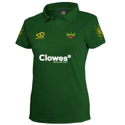 Duffield Cricket Club Masuri Green Clowes Cricket Playing Shirt S/S  Womens