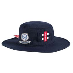 Rustons CC GN Wide Brim Sun Hat - Navy