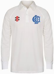 Little Hallingbury Cricket Club GN Matrix Cricket Shirt L/S Jnr
