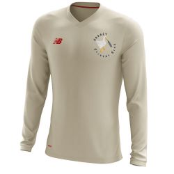 Gousey Cricket Club New Balance Long Sleeve Sweater Snr