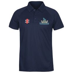 Broadclyst CC GN Navy Matrix Polo Shirt  Snr