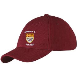 Burton (Derbyshire) CC GN Maroon Cricket Cap