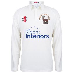 Rainton CC GN Matrix Cricket Shirt L/S Snr