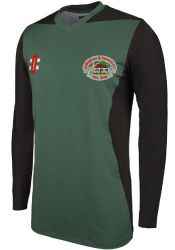 Collingham CC GN Green T20 Cricket Shirt LS Jnr