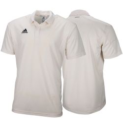 adidas Elite Cricket Short Sleeve Playing Shirt  Snr