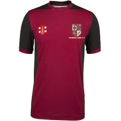 Youlgrave Lodge CC GN T20 S/S Shirt Maroon  Jnr