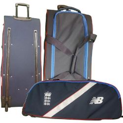 England ECB Players Wheelie Coffin cricket bag